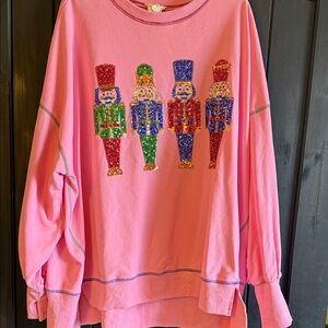 Fantastic Fawn Pink Nutcracker Sweatshirt